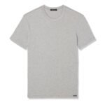 TOM FORD COTTON CREWNECK T SHIRT SLATE