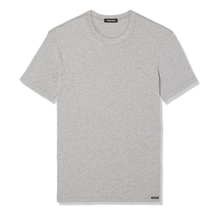 TOM FORD COTTON CREWNECK T SHIRT NAVY