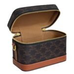 CELINE VANITY IN TRIOMPHE CANVAS AND CALFSKIN