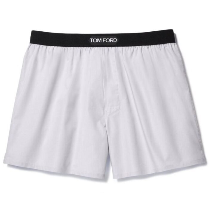 TOM FORD COTTON BOXERS MID GREY