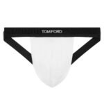 TOM FORD COTTON JOCK STRAP WHITE