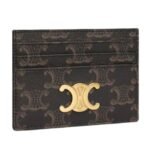 CELINE CARD HOLDER TRIOMPHE IN TRIOMPHE CANVAS