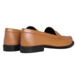 CELINE VIVIENNE LOAFER IN POLISHED BULL LIGHT TAN