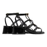 CELINE CLEMENCE MULTI TRIOMPHE SANDAL IN GLOSSY CALFSKIN