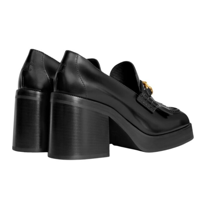 CELINE TESS LOAFER IN POLISHED BULL BLACK