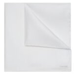 TOM FORD SATIN POCKET SQUARE CHALK