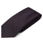 TOM FORD POIS JACQUARD TIE PLUM
