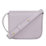 CELINE MINI CLAUDE IN SHINY CALFSKIN LIGHT LILAC