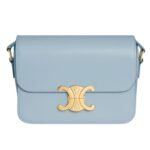 CELINE TEEN TRIOMPHE BAG IN SHINY CALFSKIN ROSE