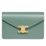 CELINE WALLET ON CHAIN MARGO IN SHINY CALFSKIN RICE