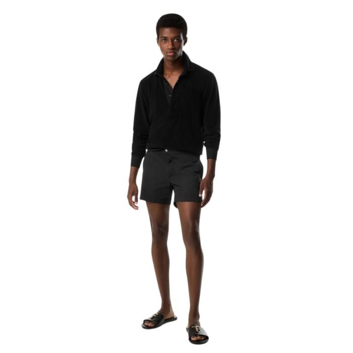 TOM FORD NYLON SWIM SHORT BLACK