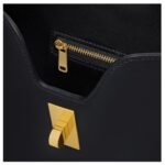 CELINE SMALL CAMILLE 16 SOFT BAG IN SMOOTH CALFSKIN BLACK