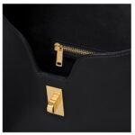 CELINE MEDIUM CAMILLE 16 SOFT BAG IN SMOOTH CALFSKIN BLACK