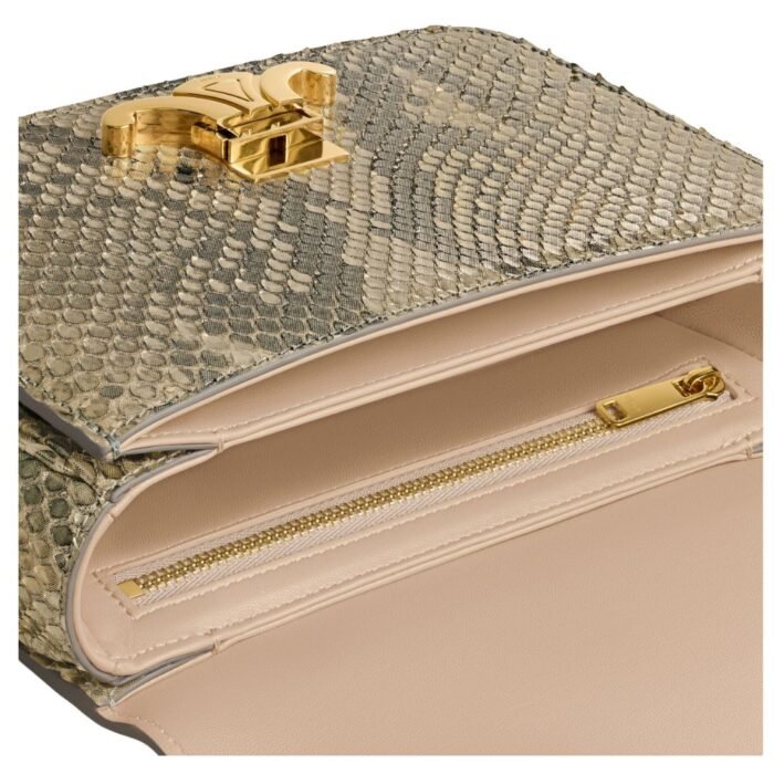 CELINE TEEN TRIOMPHE BAG IN PEARLY PYTHON