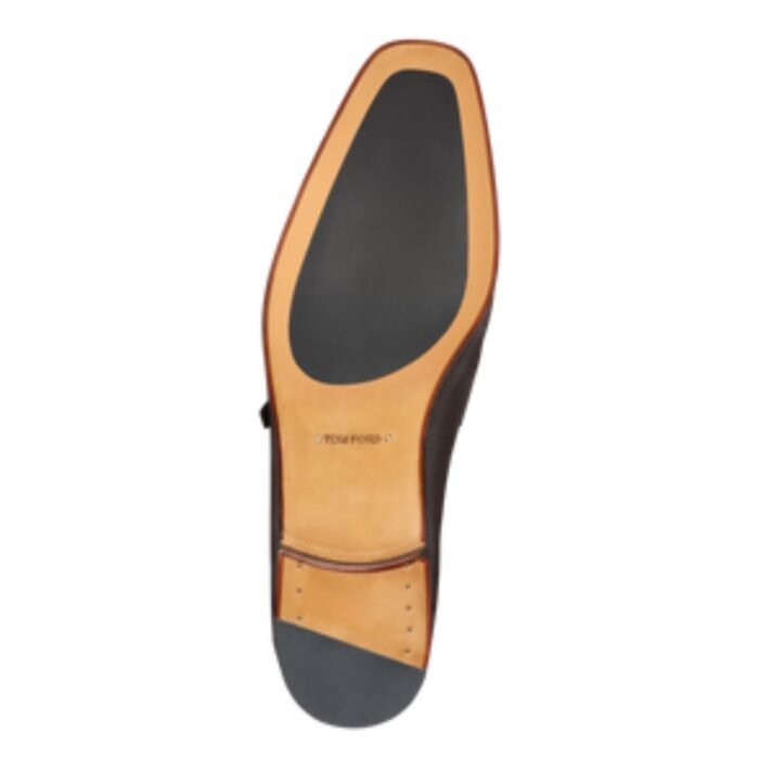 TOM FORD GRAIN DOVER BUCKLE LOAFER ESPRESSO