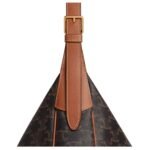 CELINE MEDIUM HELOÏSE BAG CUIR TRIOMPHE IN CANVAS AND CALFSKIN