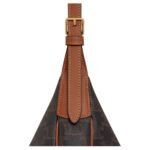 CELINE SMALL HELOÏSE CUIR TRIOMPHE BAG IN CANVAS AND CALFSKIN