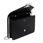 CELINE WALLET ON CHAIN MARGO IN SHINY CALFSKIN BLACK