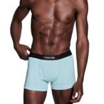 TOM FORD COTTON BOXER BRIEFS ARCTIC BLUE
