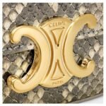 CELINE MINI CHAIN CLAUDE IN PEARLY PYTHON NATURAL