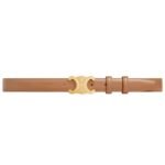 CELINE MEDIUM TRIOMPHE BELT IN TAURILLON LEATHER BLACK