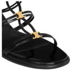 CELINE CLEMENCE MULTI TRIOMPHE SANDAL IN GLOSSY CALFSKIN