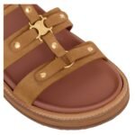 CELINE SLIDES TIPPI IN SUEDE CALFSKIN