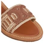 CELINE LYMPIA MULE IN RAFFIA