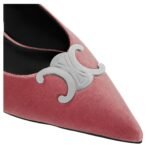 CELINE ALMA TRIOMPHE FLAT SLINGBACK IN VELVET