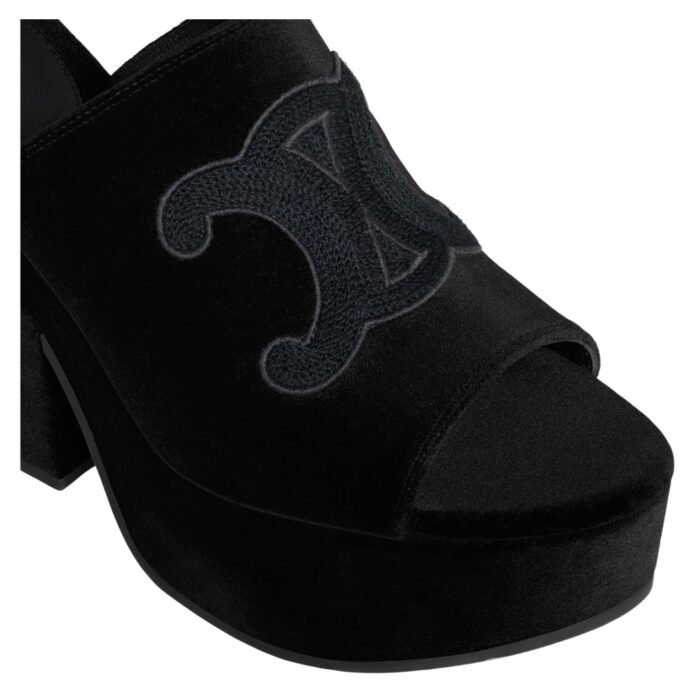 CELINE ELENA MULE IN VELVET