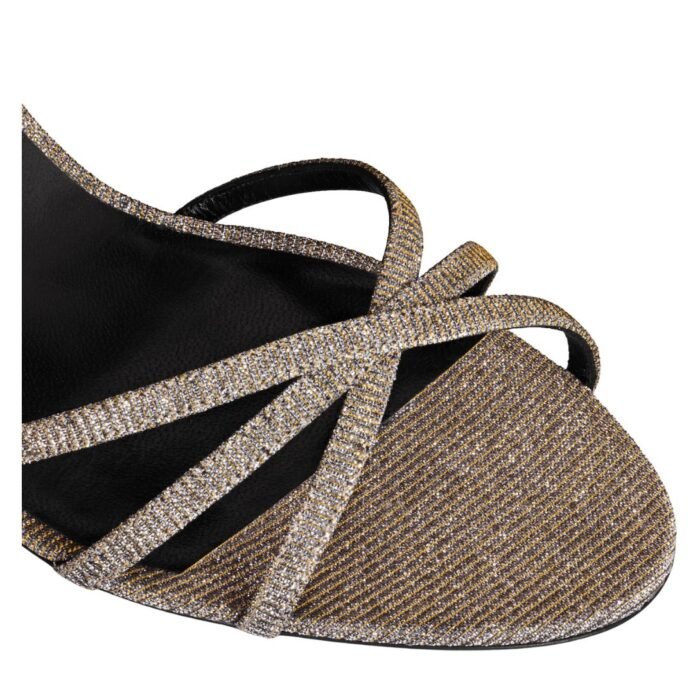 CELINE SOIR SANDAL IN IRIDESCENT FABRIC