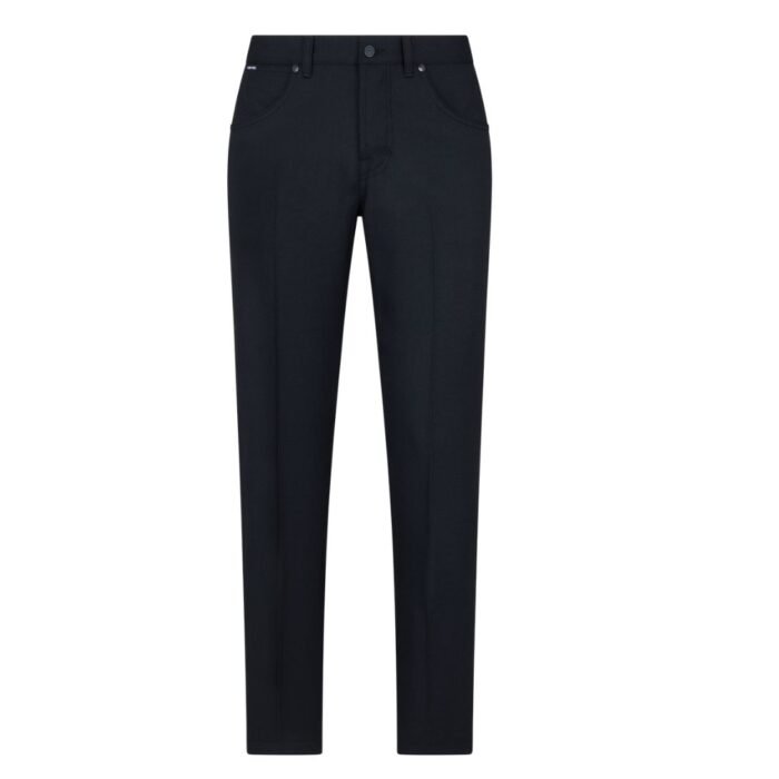 TOM FORD WOOL BLEND TWILL JEAN NAVY