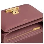 CELINE TEEN TRIOMPHE BAG IN SHINY CALFSKIN VINTAGE ROSE