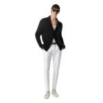 TOM FORD SILK MERINO SHAWL COLLAR CARDIGAN BLACK
