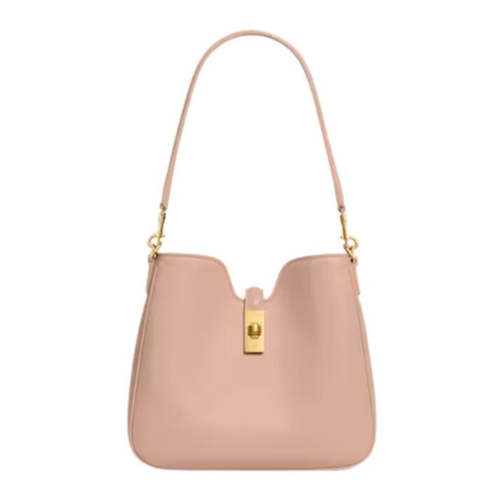 CELINE SMALL CAMILLE 16 SOFT BAG IN SMOOTH CALFSKIN RICE