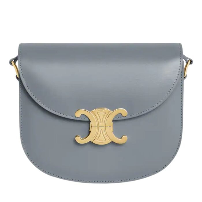CELINE BESACE CLEA IN SHINY CALFSKIN BLACK