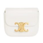 CELINE MINI CLAUDE IN SHINY CALFSKIN LIGHT LILAC