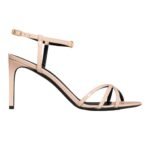 CELINE SOIR SANDAL IN PATENT CALFSKIN BEIGE ROSE