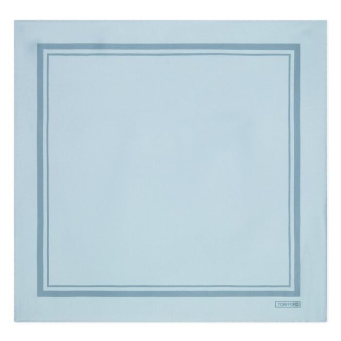 TOM FORD TONAL FRAME POCKET SQUARE LILAC