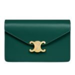 CELINE WALLET ON CHAIN MARGO IN SHINY CALFSKIN RICE