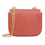 CELINE MINI CHAIN CLAUDE IN SHINY CALFSKIN RED CANYON