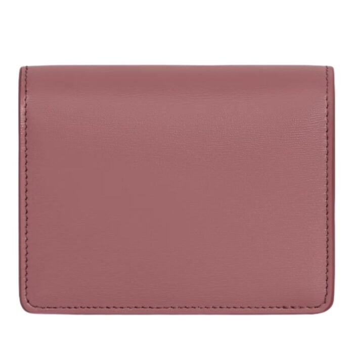 CELINE BUSINESS CARD HOLDER TRIOMPHE IN SHINY CALFSKIN VINTAGE ROSE