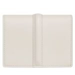 CELINE CARD HOLDER WITH FLAP 16 IN SATINATED CALFSKIN WHITE COTTON