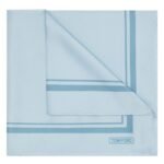 TOM FORD TONAL FRAME POCKET SQUARE LIGHT BLUE