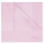 TOM FORD FRAMED POLKA DOT POCKET SQUARE ROSE BLOOM