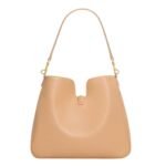 CELINE MEDIUM CAMILLE 16 SOFT BAG IN SMOOTH CALFSKIN LIGHT SAND