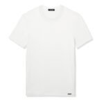 TOM FORD COTTON CREWNECK T SHIRT SLATE