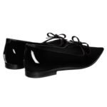 CELINE SUZY POINTY TOE BALLERINA IN PATENT CALFSKIN BLACK