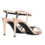 CELINE SOIR SANDAL IN PATENT CALFSKIN BLUSH