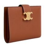 CELINE MEDIUM WALLET VICTOIRE IN TRIOMPHE CANVAS TAN